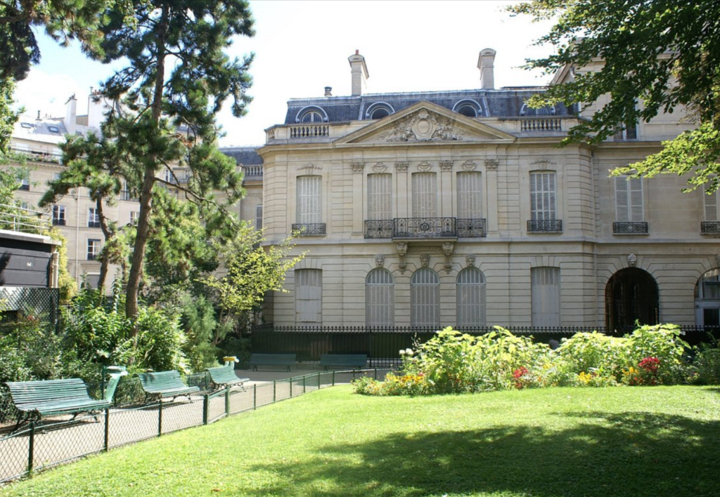 Vue sur jardin de l'hôtel Thiers, Place Saint-Georges, Paris 9ème